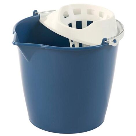 FPLUS plastiken cubo pico+escurridor 13l impacto azul 9213l-000