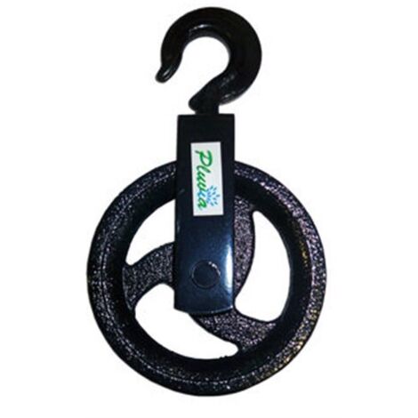 FPLUS poleas de pozo 20 cm hierro fundido hasta 2200 kg 30200