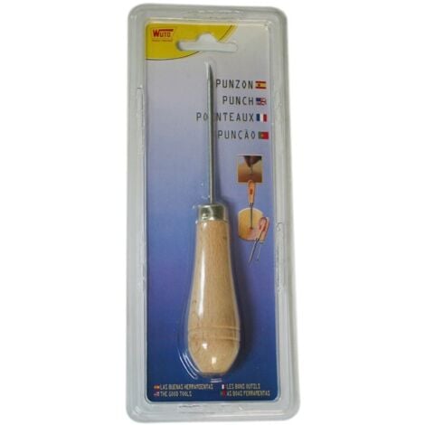 FPLUS MIBRICOTIENDA punzones mango madera sin ojo nº 0