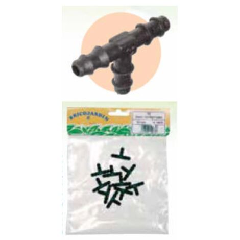 FPLUS riego bolsa te de union microtubo 4mm 10 unidades 19075
