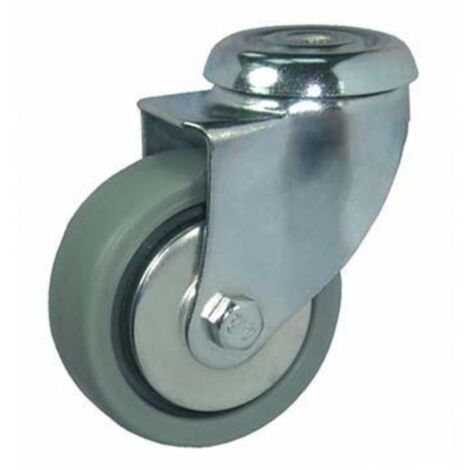 FPLUS rueda pvc con agujero 30 mm. sin freno 82208 , Rueda de pvc
Diametro rueda 30 mm.
Peso maximo. 25 KG.
Altura total     42 mm.
Para tornillo central  giratoria