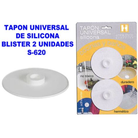 FPLUS tapon universal de silicona blister 2 unidades s-620 , tapon universal de silicona blister 2 unidades s-620