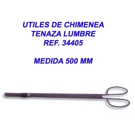 FPLUS utiles chimenea tenaza lumbre 500 mm ref. 34405 , utiles chimenea tenaza lumbre 500 mm ref. 34405