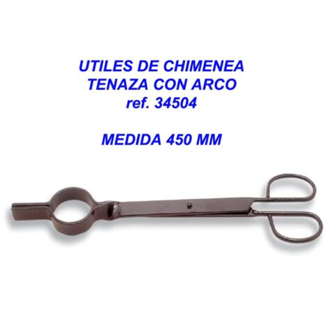 FPLUS utiles chimenea tenaza lumbre c-arco 450 mm 34504 , utiles chimenea tenaza lumbre c-arco 450 mm 34504