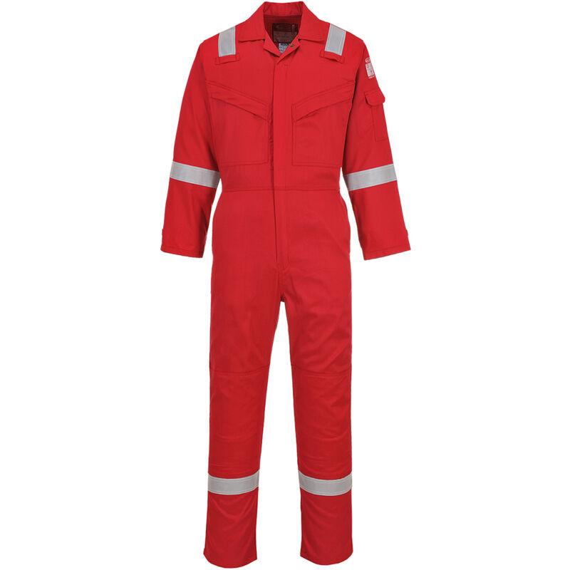 Tuta antistatica super leggera 210g Rosso 4XL - FR(58) - UK(50)