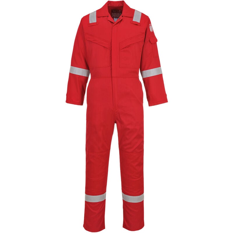 Tuta antistatica super leggera 210g Rosso XS - FR(34-36) - UK(26-28)