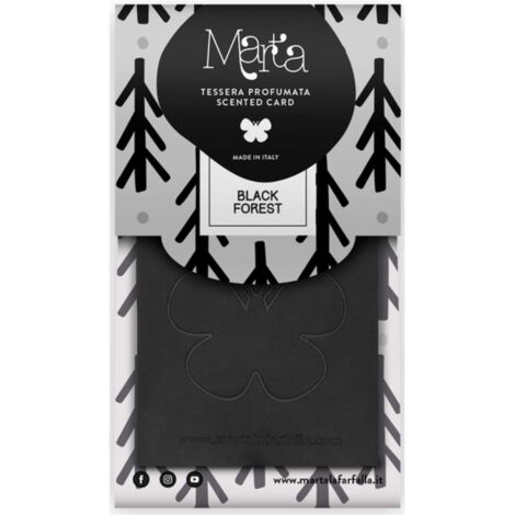 Fra-Ber Profumatore Appendibile ''Marta Card'' Foresta Nera - 20 Pz