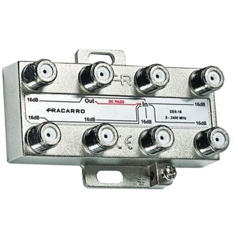 Fracarro 6 vías 16 dB bypass 280722