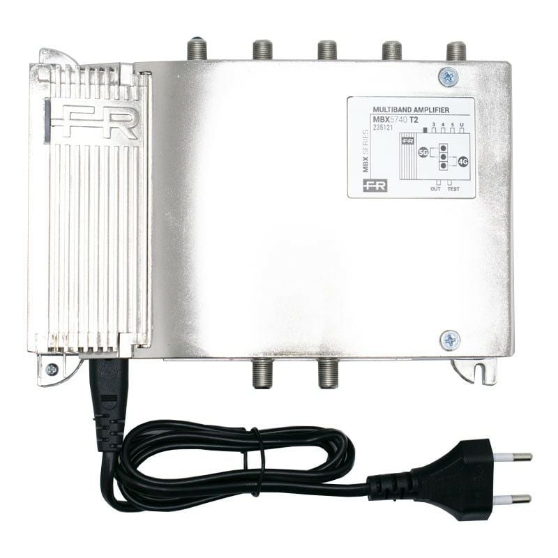 Unité de contrôle Fracarro MBX5740 T2 à 4 entrées iii+dab-iv-v uhf 43DB 235121