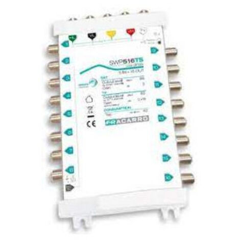 Fracarro Multiswitch SWP512TS 4 entradas SAT y 1 Tv 12 extensiones 287519