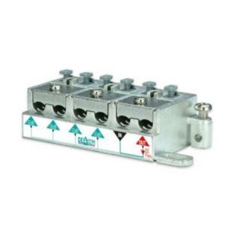 Fracarro partitore pa4m 4 uscite a morsetto compatto  287458
