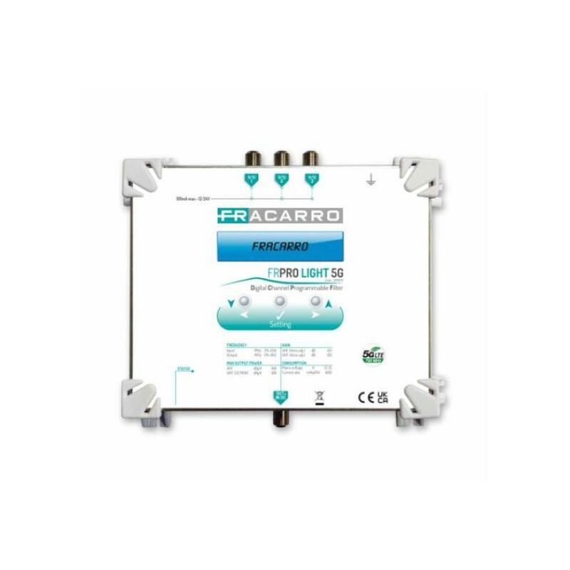 Programmable channel filtering control unit 3 inputs frpro light 5g - 287629 - Fracarro