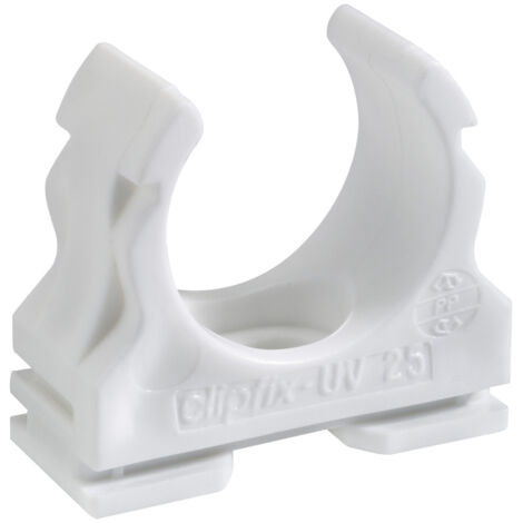 Fränkische Kunststoff-Klemmschelle clipfix-UV 32 ws