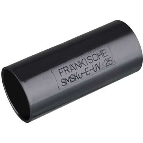 Fränkische Kunststoff-Steckmuffe schwarz SMSKu-E-UV 25 sw