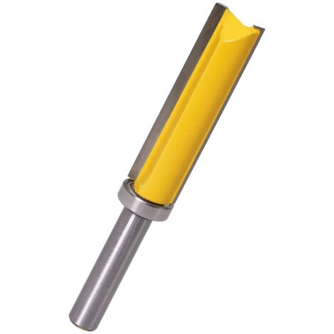 Fräser für Oberfräse, Bündigfräse und Tischfräse Router-Bit-Satz Mustermuster Finishing Trimmendstück bündig mit Schaft Bündigfräser mit Lager 8 mm