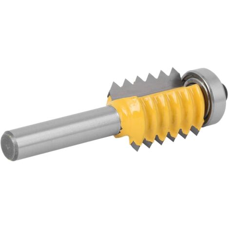 Fräser, Holzbearbeitungsfräser, Holzbearbeitungswerkzeug, Holzbearbeitungsschnitzerei, Planenverarbeitung, Oberflächenmodellierung (8 x 24 Mehrzahndübelmesser)