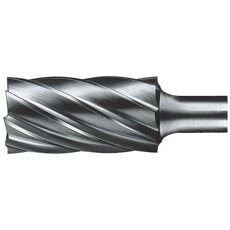 Frässtift HM zylindrisch mit Stirnverzahnung 1225 Alu 8mm 12x25mm FORMAT