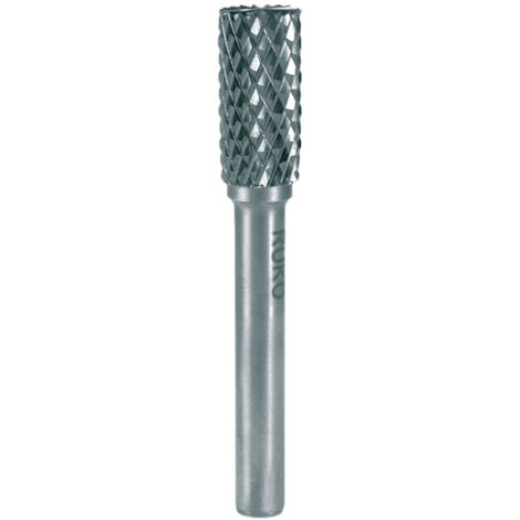 Frässtift ZYAS D.16mm Kopf-L.25mm Schaft-D.6mm HM Blank Verz.KVZ 4 m.Stirn