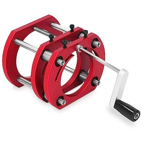 Frästisch für Oberfräsen, 4-Backen-Klemm Router Lift Oberfräse, Fräslift Oberfräse Lift, Oberfräsentisch Router Hubbasis für 64-66mm Durchmesser Kleine Trimmmaschinen, Hubhöhe bis 51mm