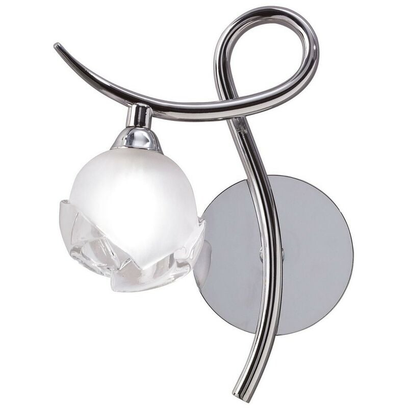 Inspired Mantra - Fragma - Wall Lamp Left Switched 1 Light G9, Polished Chrome