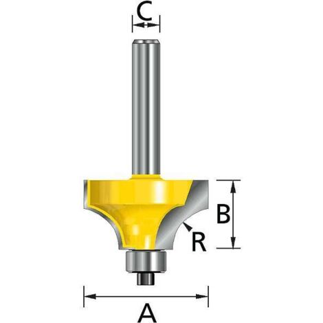 FRAISE 1/4 ROND+RLT Q12 D50,8 MAKITA D-48561