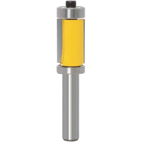 Fraise à affleurer à queue de 8 mm, foret à roulements supérieur et inférieur, fraise à double tête pour le travail du bois CNC