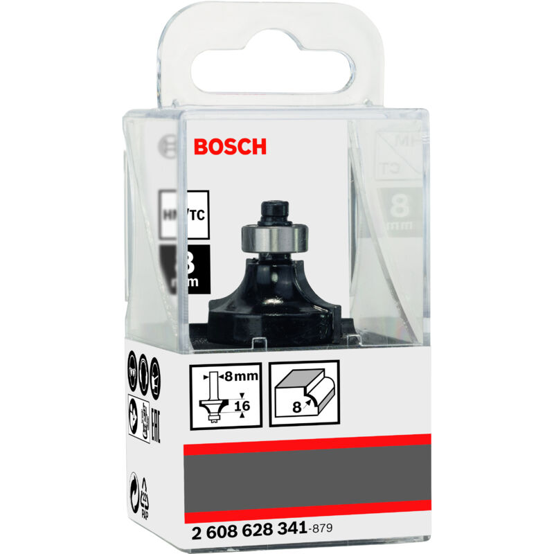 Bosch - Fraise ronde 8 mm R1 8 mm l 152 mm g 53 mm 2608628341