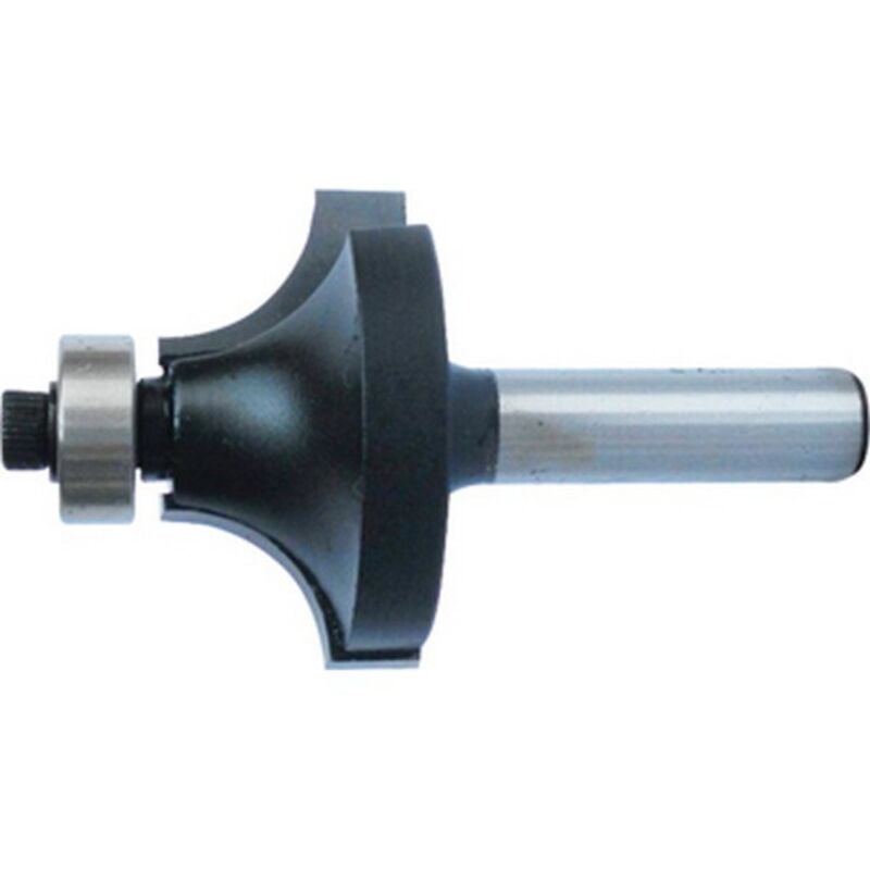 Fortis - Fraise à arrondir, outil à bois, ø : 18,7 mm, Rayon 3,2 mm, Long. utile 10,5 mm, Long. totale : 52 mm