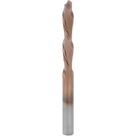 Fraise à bois double tranchant en acier tungstène durable, fraise CNC 4x4x25x55L pour coupe précise.