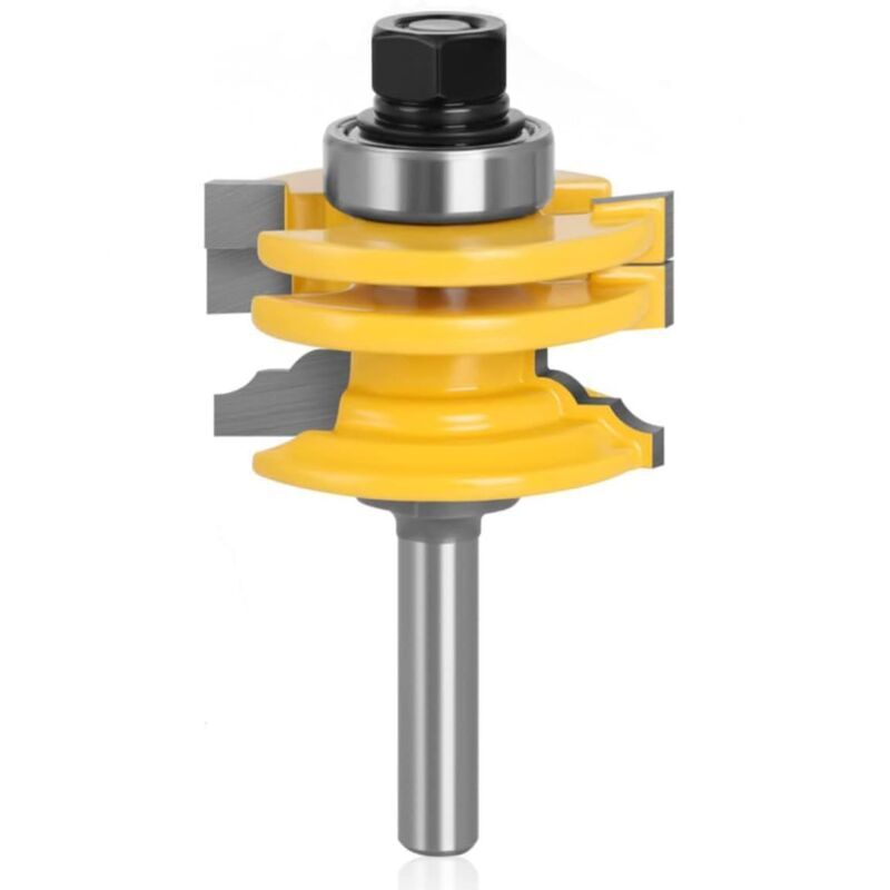 Fraise à Bois, Fraise à Rainurer, Tenon Joint Cutter Pour Outil de Coupe du Bois Pour Machine de Gravure, Machine de Décogeupa, Shank 8mm