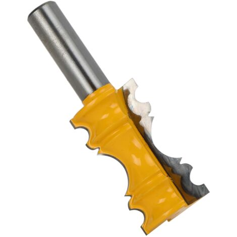 Fraise à bois pour moulures couronnées 1/2", outil de défonceuse pour façonnage de moulures