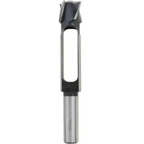 Fraise à bouchonner 10mm pour bois dur –Acier durci –Longueur 140mm –Coupe nette sans éclat –Compatible perceuses et tours