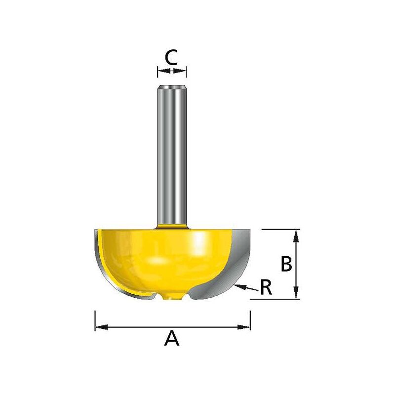 Fraise A Caneler 4r Q6 Makita D-09400