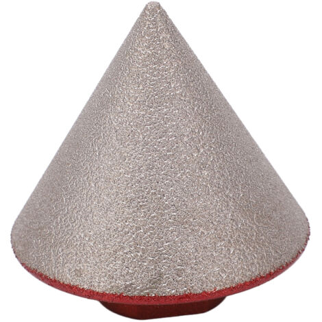 Fraise à chanfreiner diamantée 60° grain 80 pour céramique et marbre, 48mm, filetage 5/8-11 pouces