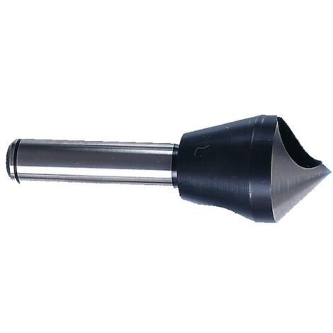 Fraise à ébavurer à trou 90 degré HSS-E5 Queue cylindrique 103613 - Diamètre maximum d'ébavurage : 15 mm - Longueur totale : 65 mm - TIVOLY
