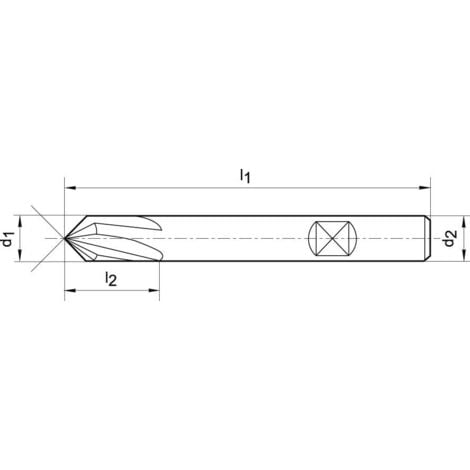 Fraise monobloc - GH-K series - HEULE - d'ébavurage / HSS / pour acier  trempé