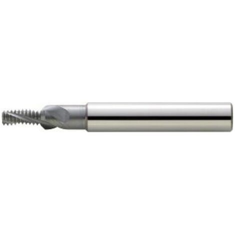 Fraise à fileter GFS en carbure monobloc, arrosage central, 1,5 x d, sans revêtement, Filetage : M10, Pas 1,50 mm, Lames de l1 17,2 mm