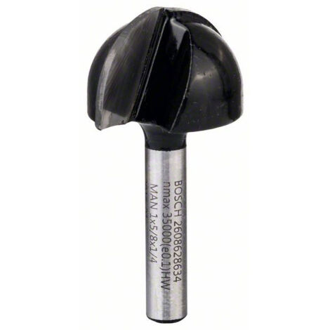 Fraise à moulurer 1/4" R1 12,7 mm Ø 25,4 mm L 15,6 mm G 49 mm Bosch - 2608628634