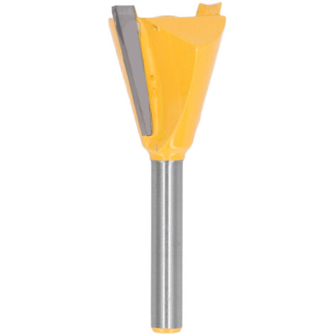 Fraise à queue d'aronde 6mm, coupe-gorge pour bois, tige 1/4 pouce, outil de menuiserie efficace et précis