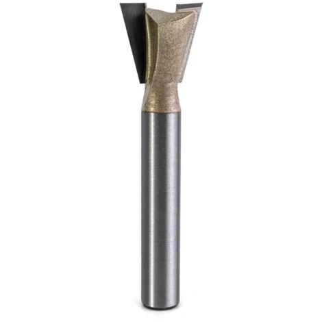 Fraise à queue d'aronde, queue d'aronde 14° X 1/2" (diamètre), avec tige 1/4"