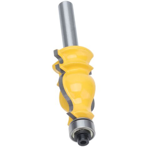 Fraise à queue de 8mm pour moulures de rampe en acier carbone, outil de défonceuse pour menuiserie en queue de poisson