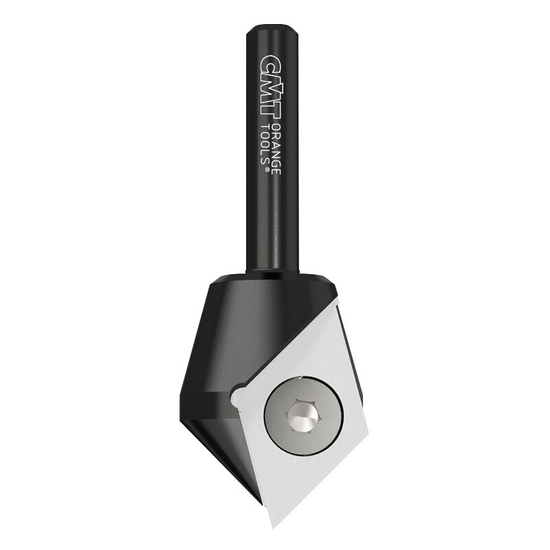 CMT - 665.201.11 fraise pour rainures en v 90° hw Z2 S=8 D=17X8.5X53 dr