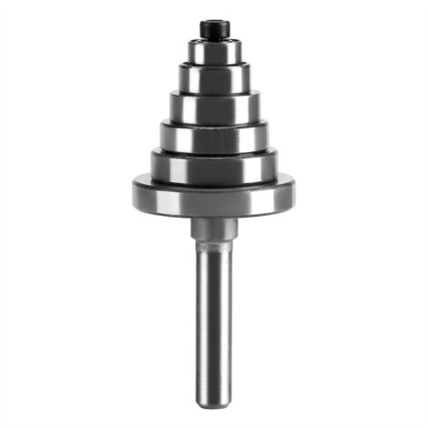 Fraise à rainurer 1/2" H - 1/4" tige avec 7 roulements pour bois massif, aggloméré et contreplaqué