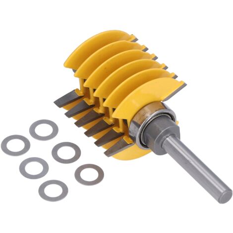 Fraise à rainurer 8mm 2 dents ajustable 46mm pour défonceuse bois