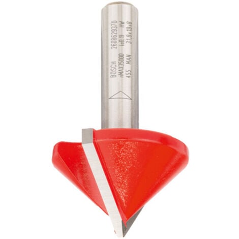 Fraise à rainurer droit en V 8 mm, D 31,8 mm, L 19 mm, G 51 mm, 90°