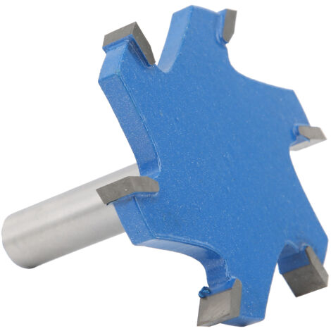 Fraise à rainurer en T 12mm, 6 dents pour défonceuse, outil de menuiserie professionnel