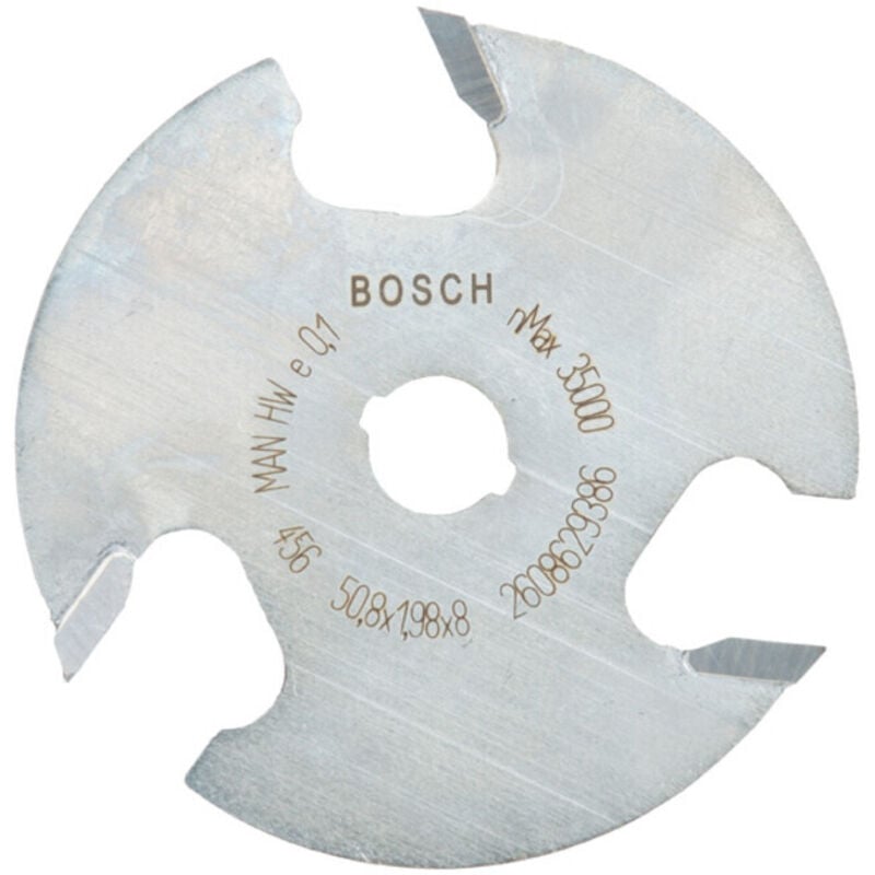 Bosch - 2608629386 Fraise circulaire à rainurer 8 mm d1 50,8 mm Longueur 2 mm g 8 mm