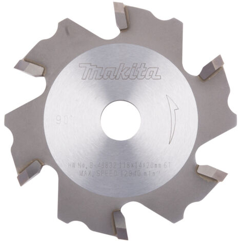 FRAISE A RAINURER EN V 118x20 90 MAKITA B-48832