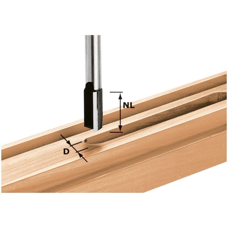Festool - hw S8 D12/20 Nutfrser 60 x 20 x 12 x 8 mm ( 490962 ) fr Dfonceuse of 900, of 1000, of 1010, of 1010 r, of 1400, of 2000, of 2200