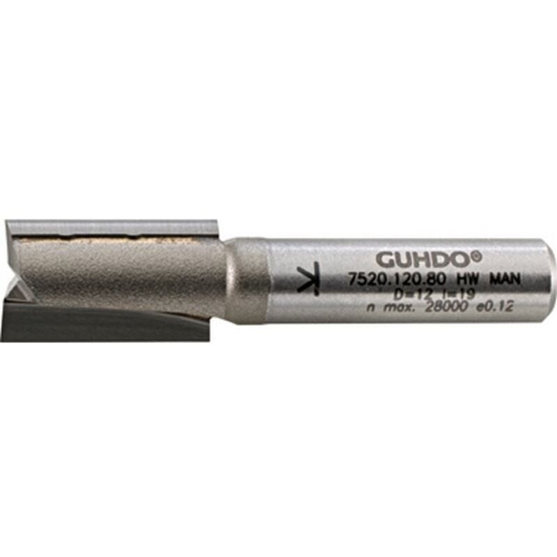 Guhdo - Fraise à rainurer, outil à bois, ø : 3 mm, Long. utile 11 mm, Long. totale 51 mm